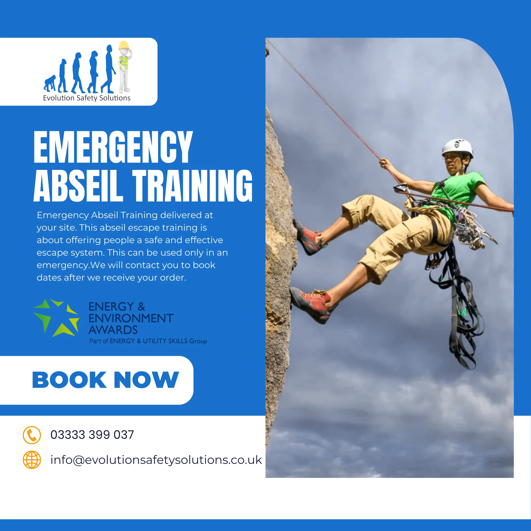 Emergency Abseil training
