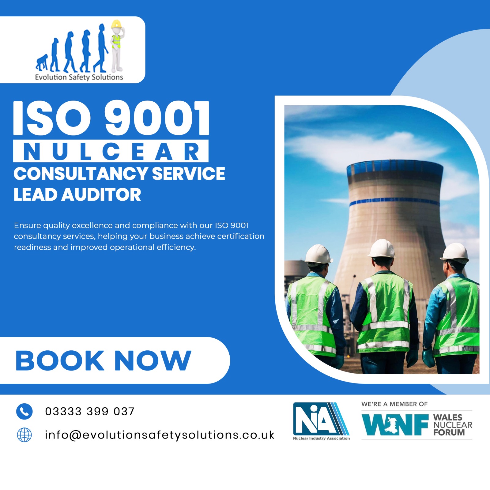 ISO 9001 (Nuclear) Consultancy Service - Lead Auditor Hourly Rate