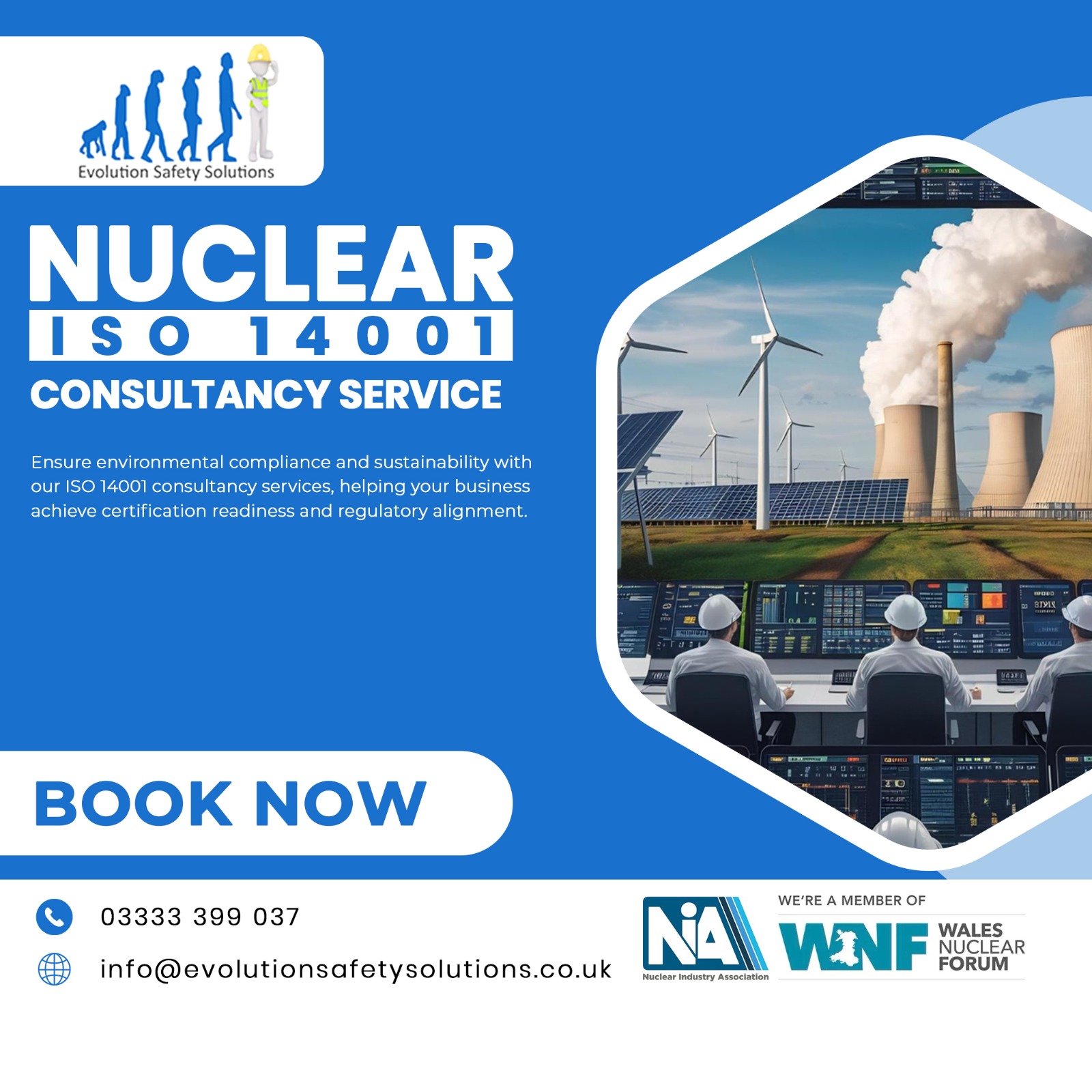 Nuclear ISO 14001 Consultancy Service Hourly Rate