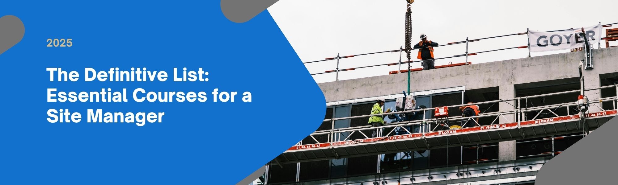 Essential Courses for a Site Manager