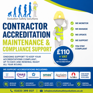 Contractor Accreditation Maintenance and Compliance Support