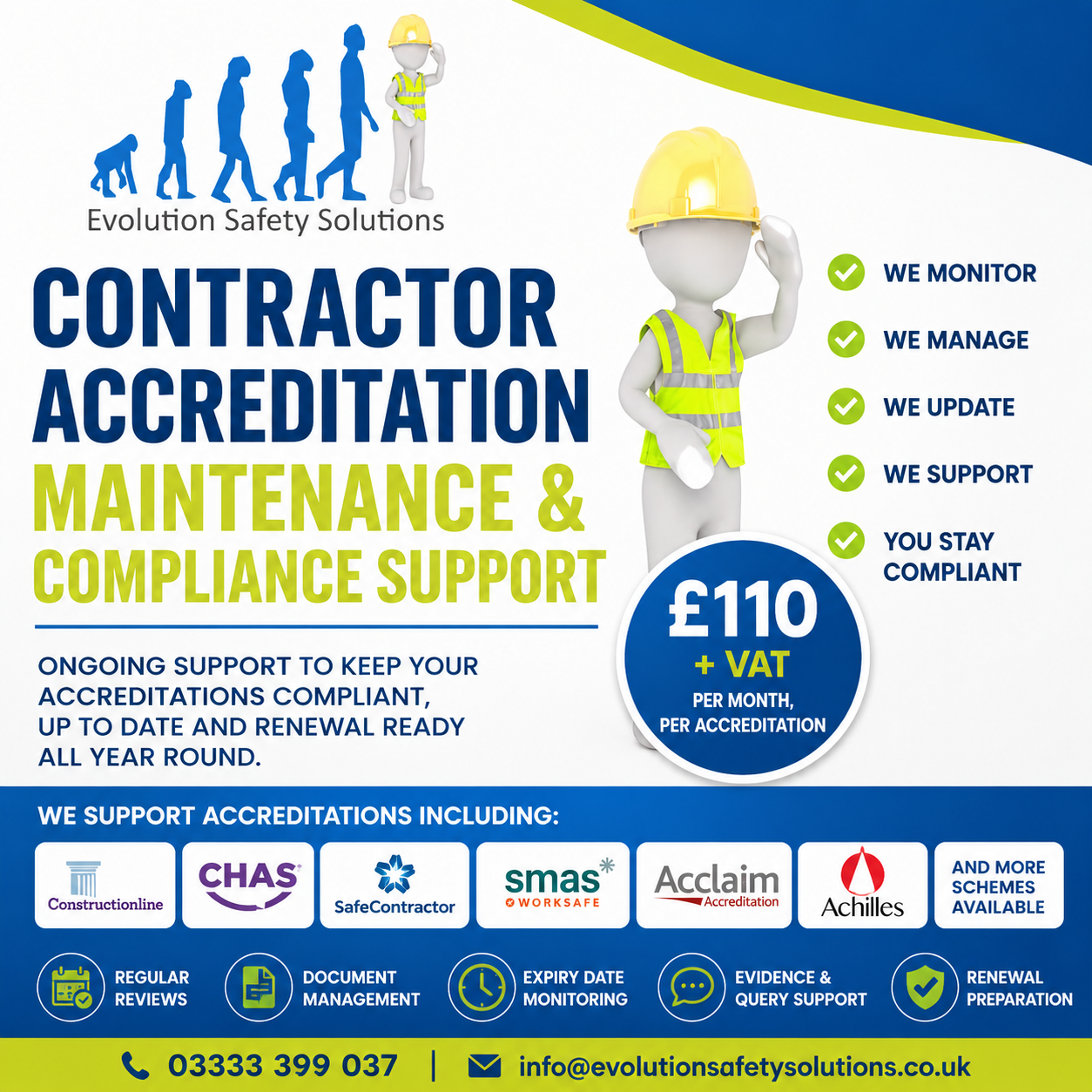 Contractor Accreditation Maintenance and Compliance Support
