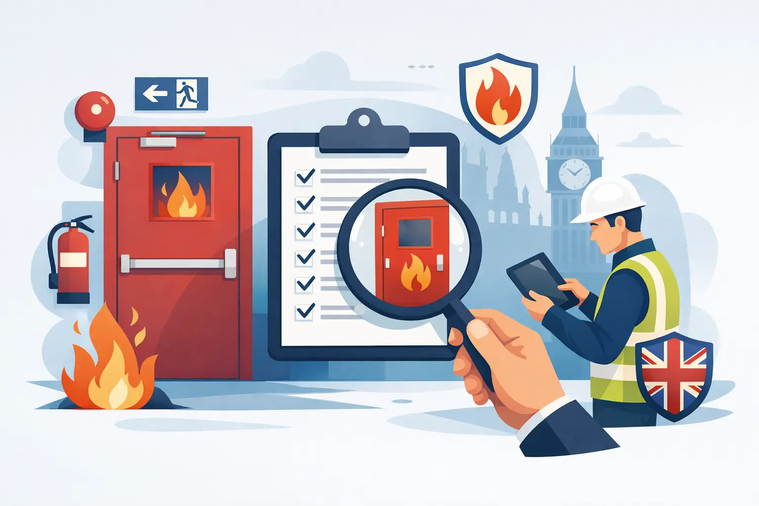 UK Fire Door Inspection Requirements Explained
