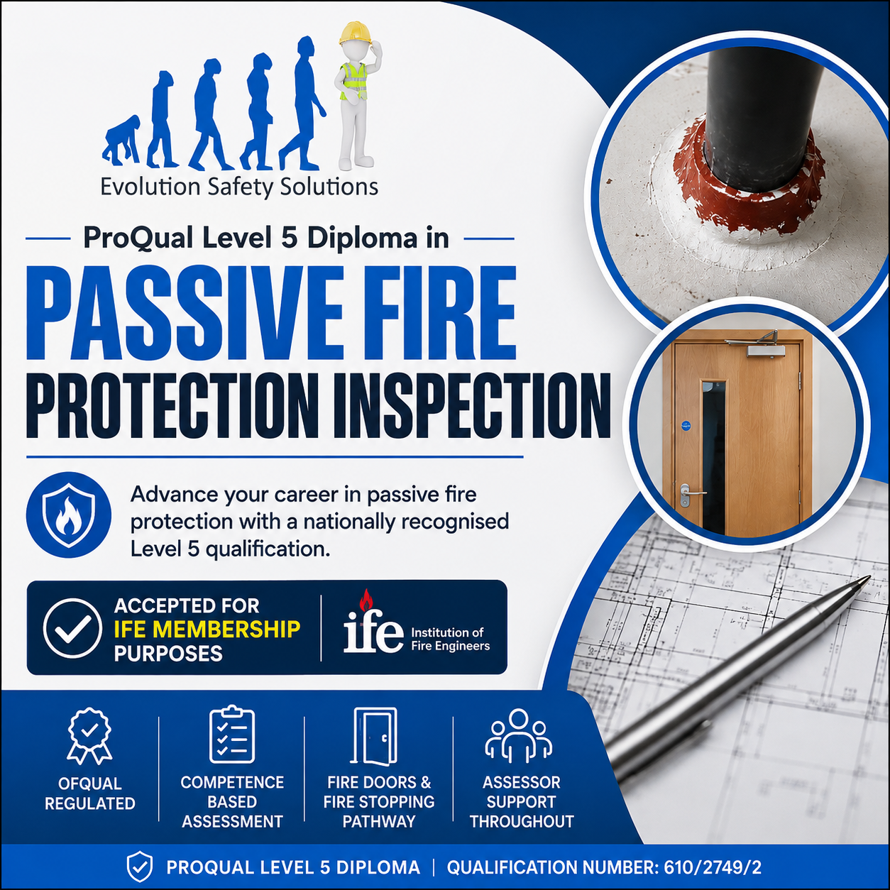 ProQual Level 5 Diploma in Passive Fire Protection Inspection