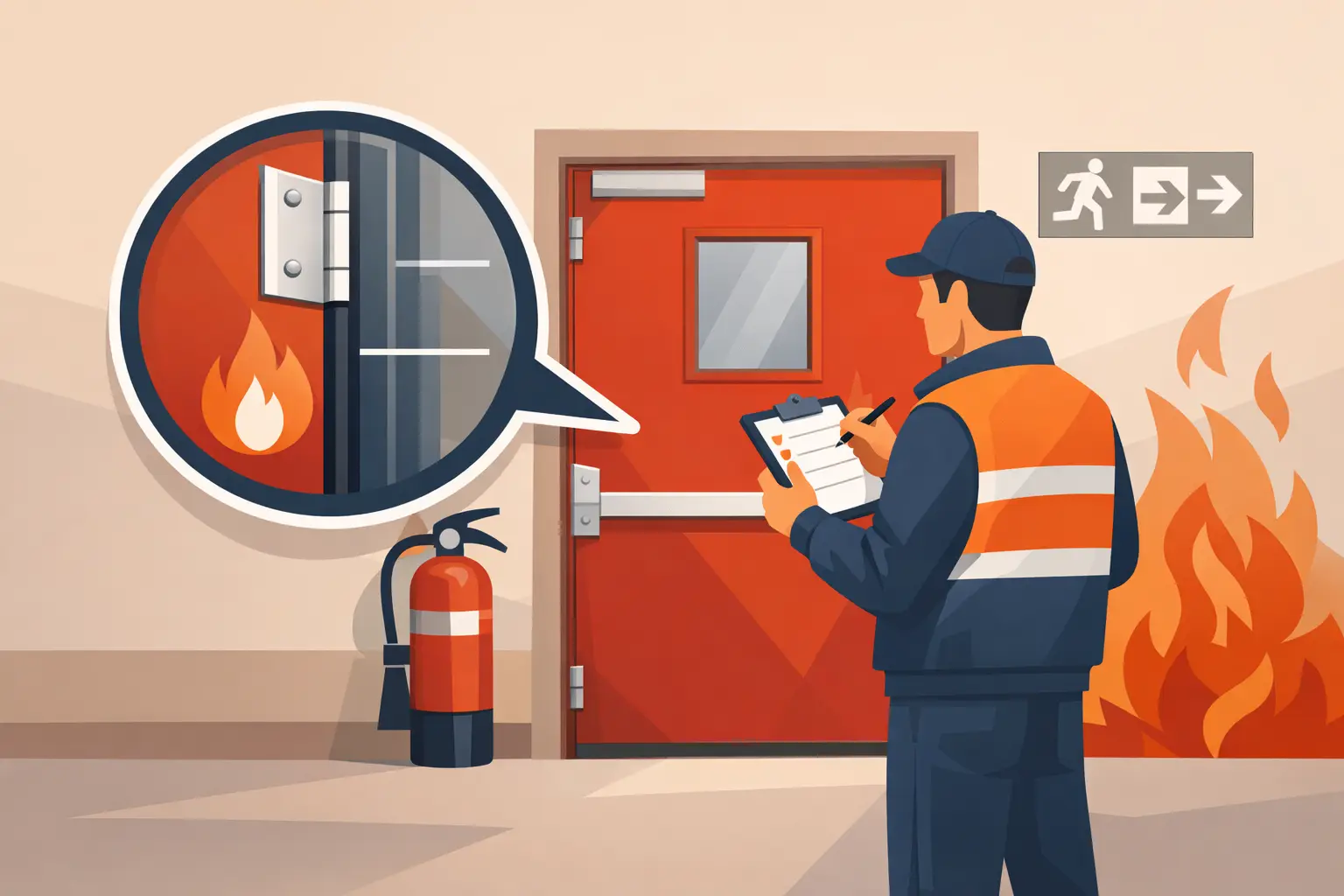 How to Inspect Fire Doors in UK Buildings